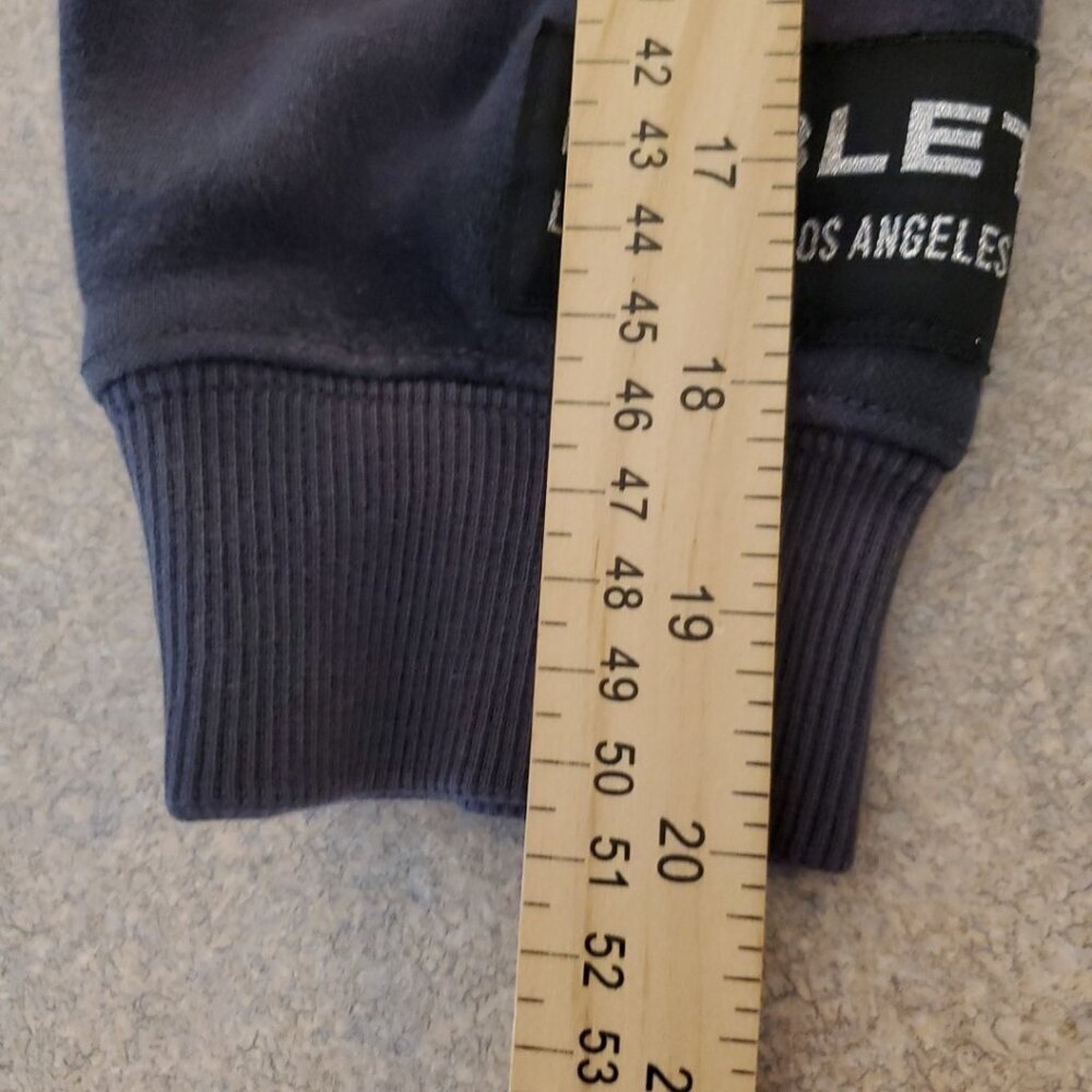 Fabletics Hooded One Piece Pajama Sleeper/Jogger Gray Plaid Size Sm Activewear - Picture 11 of 16